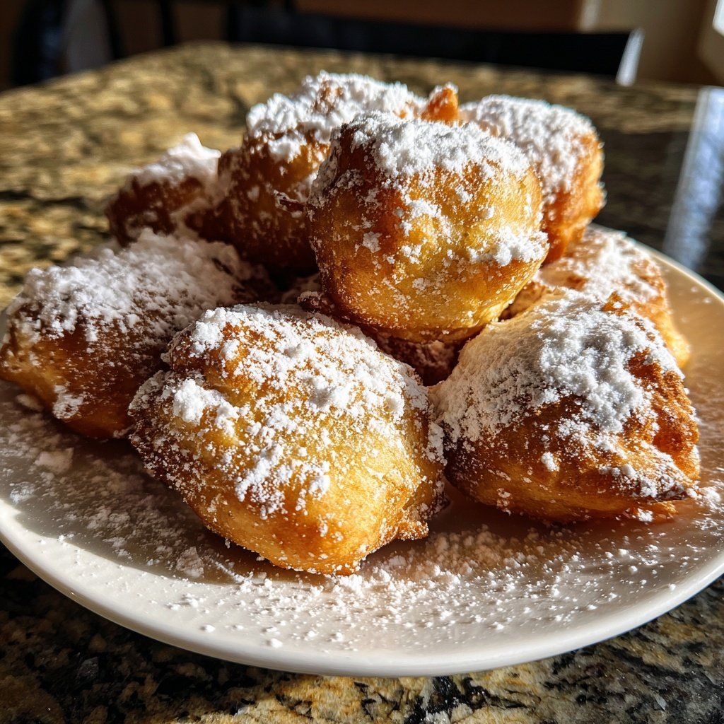 Beignets aus der Heißluftfritteuse