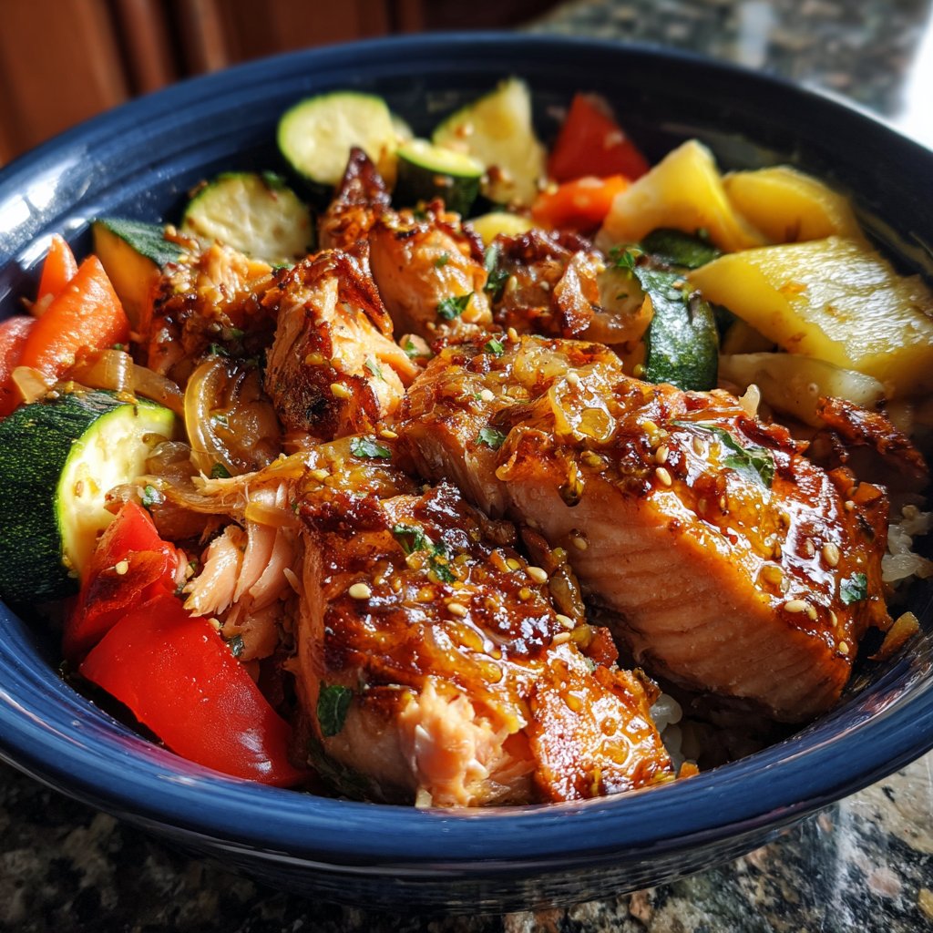 Honig-Senf-Lachs-Schalen