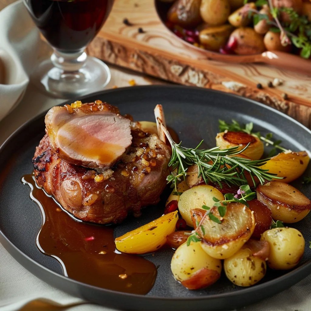 Festtagsessen zu Weihnachten