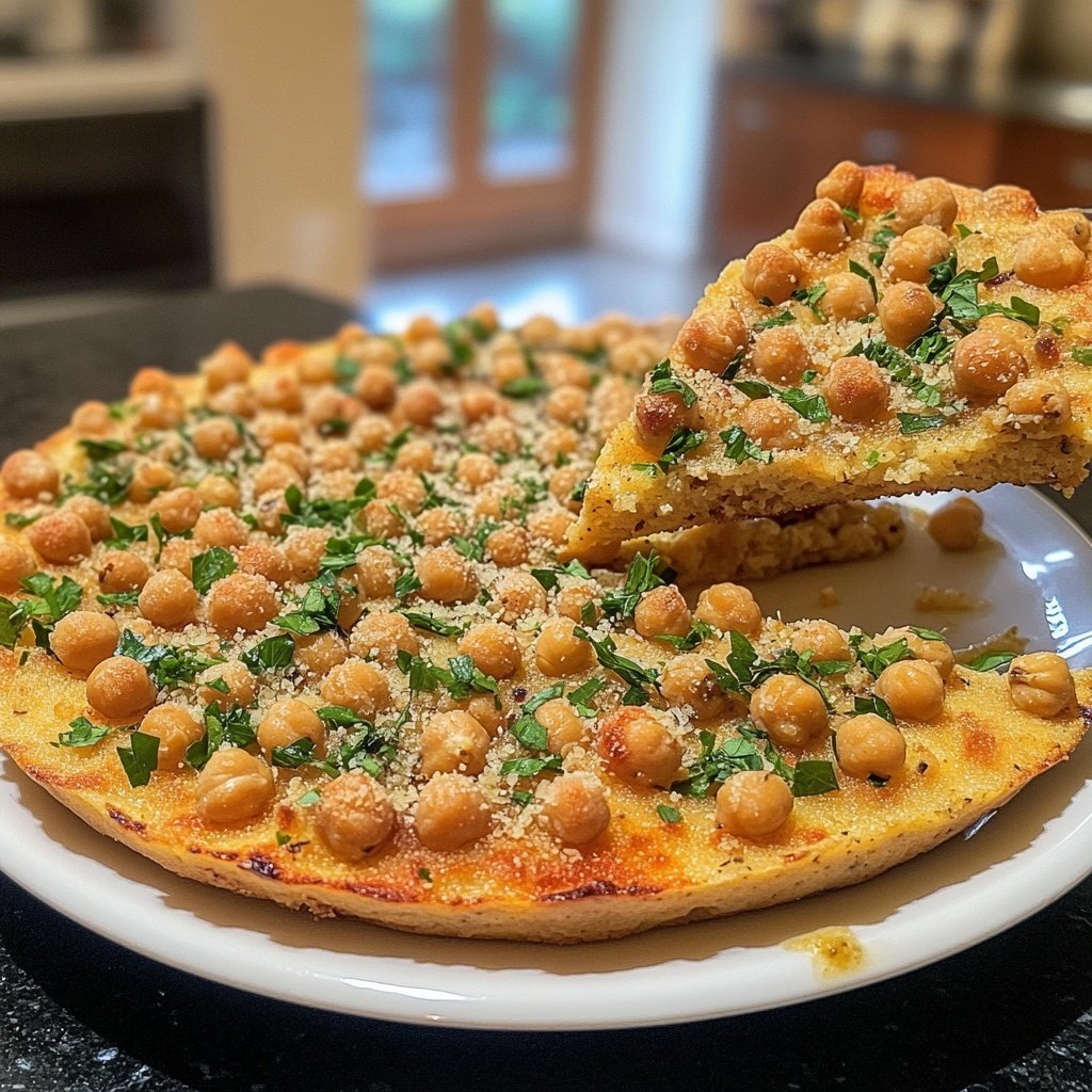 Socca Kichererbsen Fladen