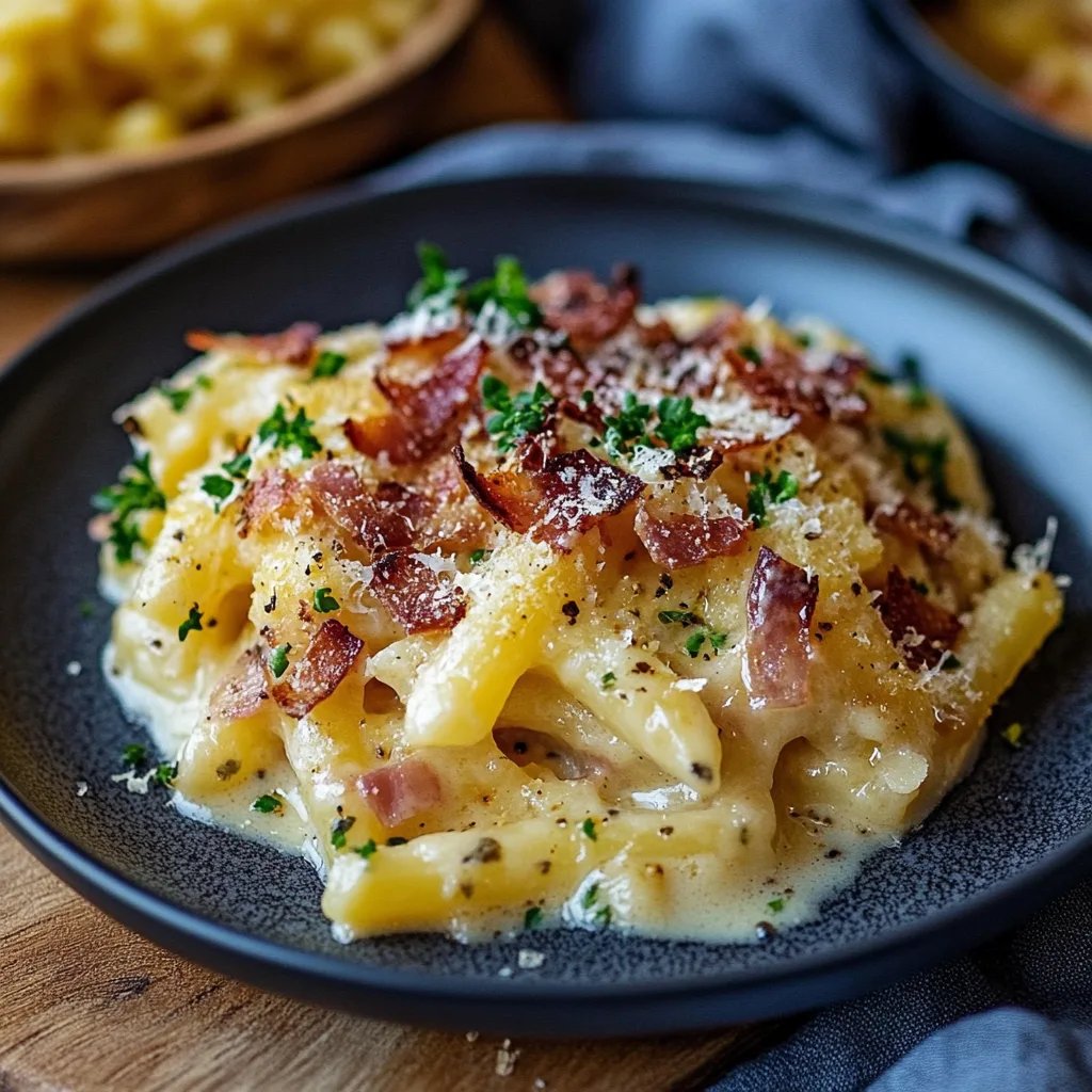 Carbonara Kartoffelauflauf