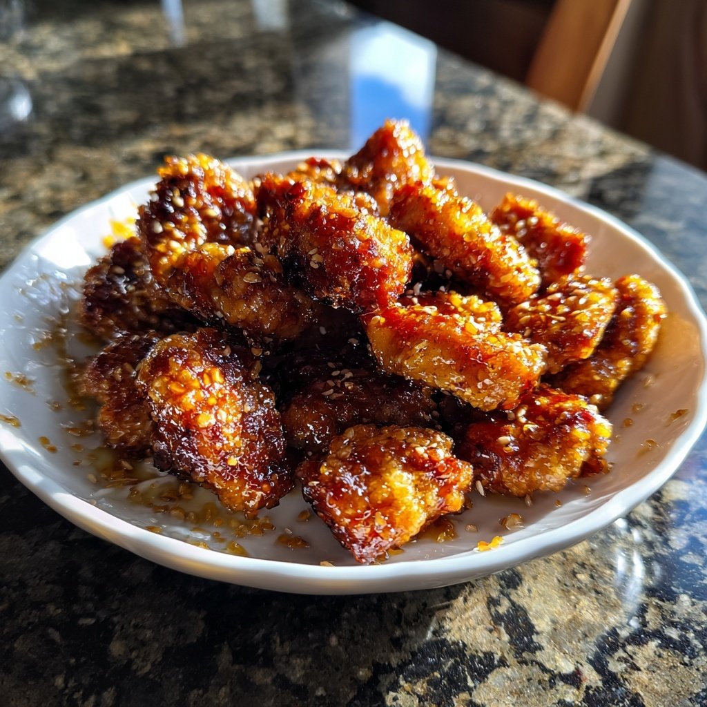 Gebrannte Mandeln mit Ahornsirup-Glasur