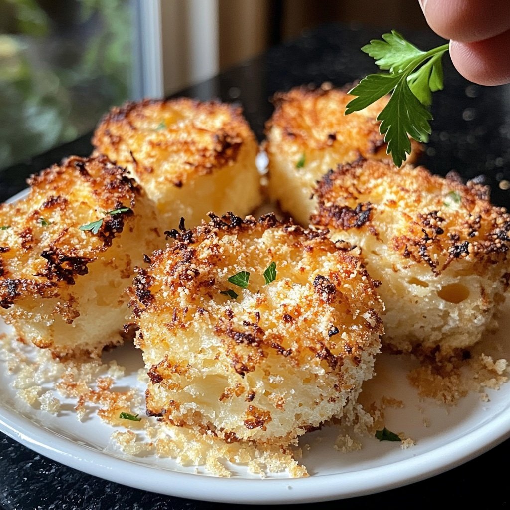 Knuspriger Rosenkohl mit Parmesan