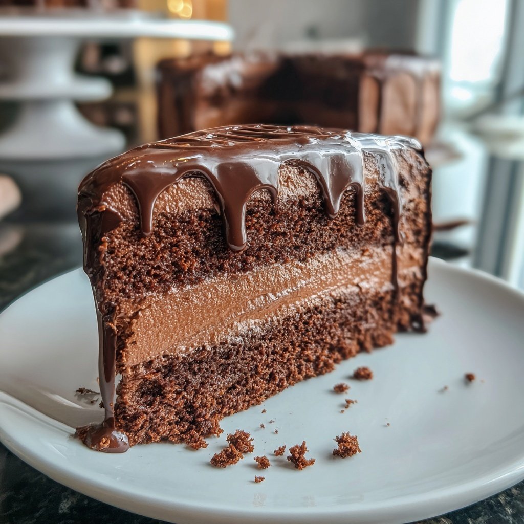Galentine’s Schokoladen Ganache Kuchen