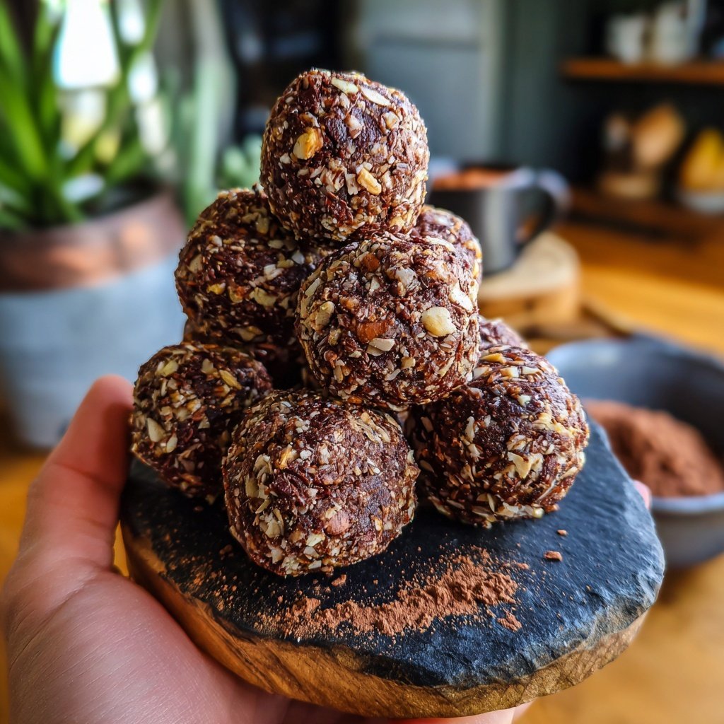 Kakao Nuss Energie Bällchen