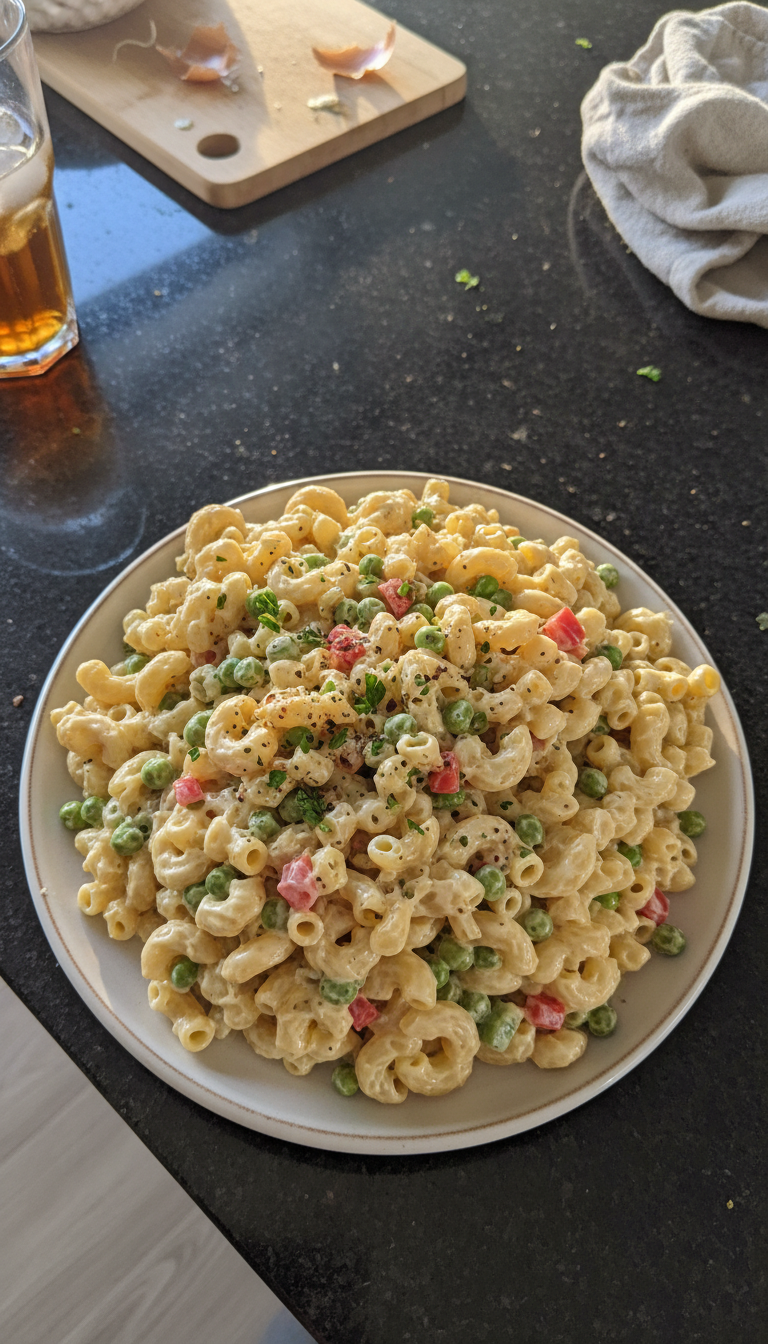 Soul Food Makkaroni Salat für Überbrückungen