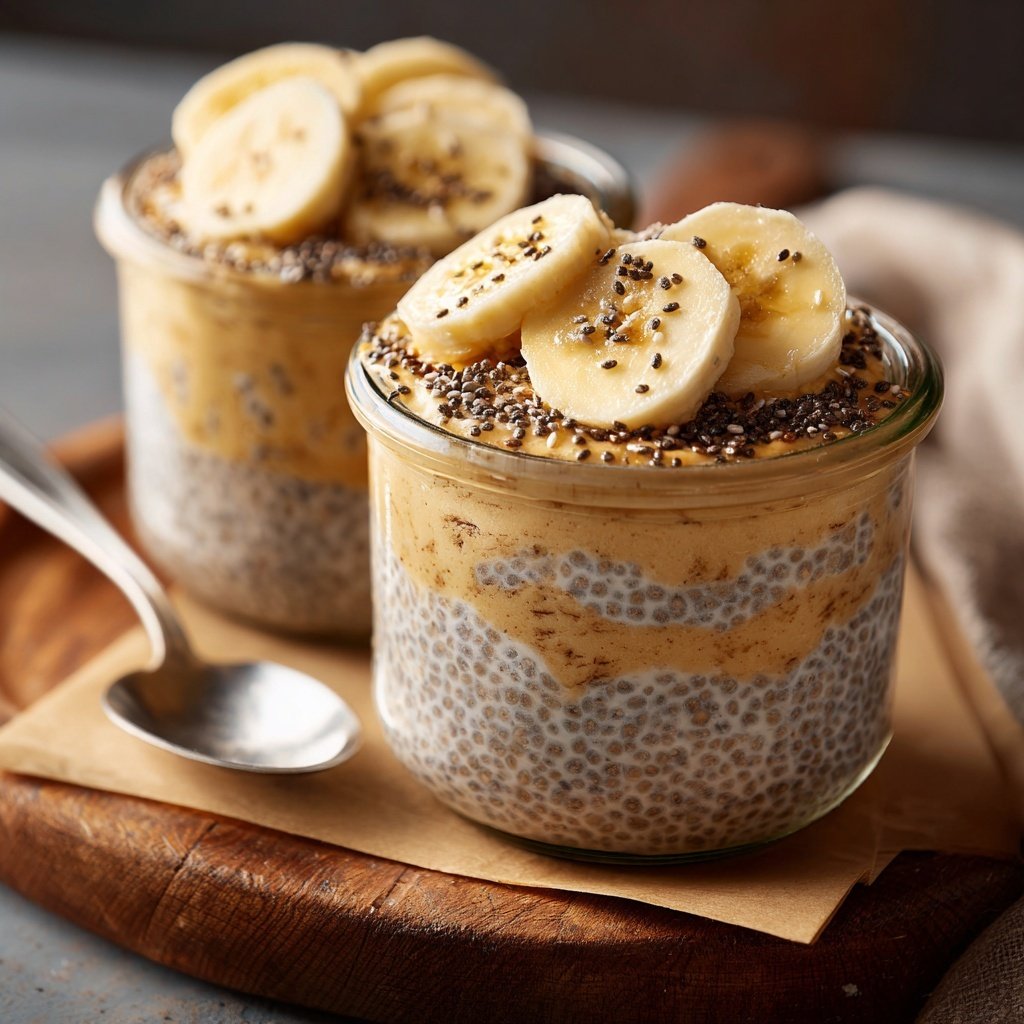 Bananen Chia Pudding