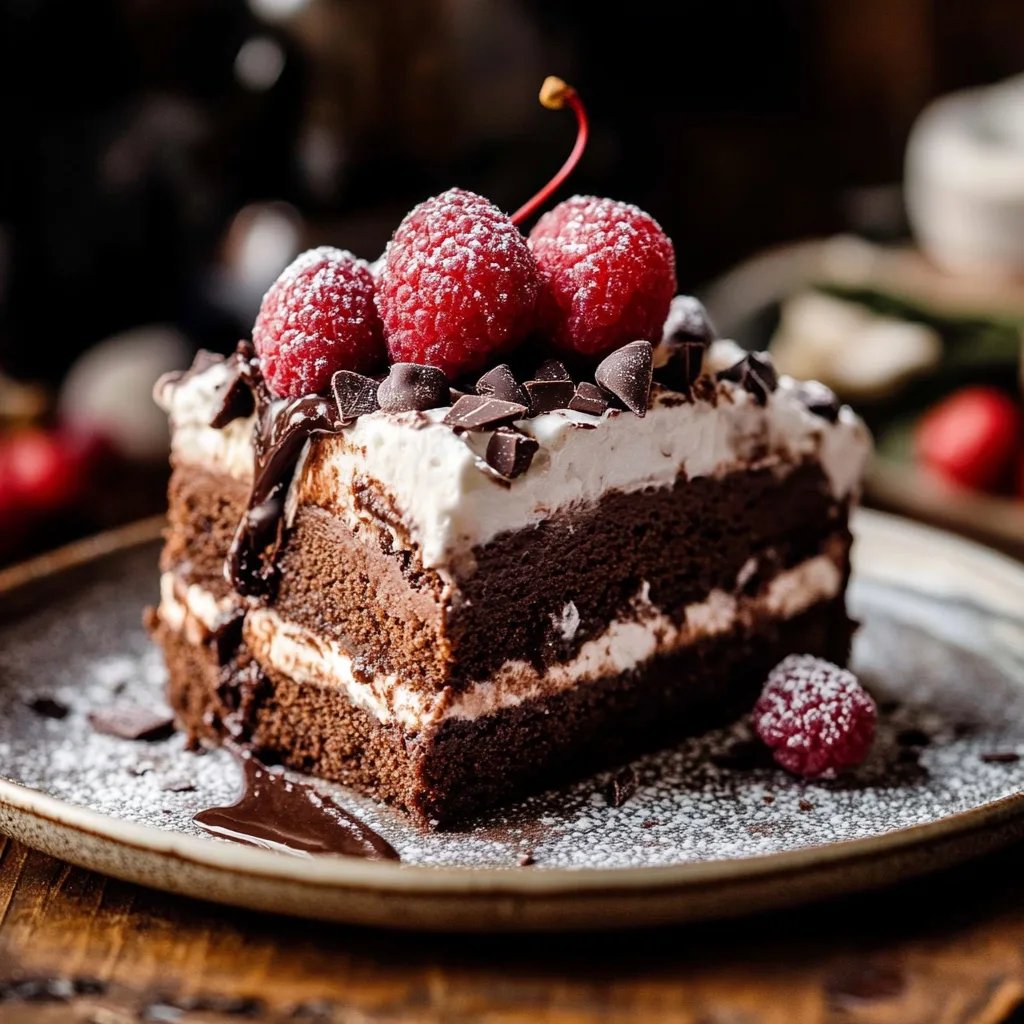 Heißer Schokoladen-Käsekuchen