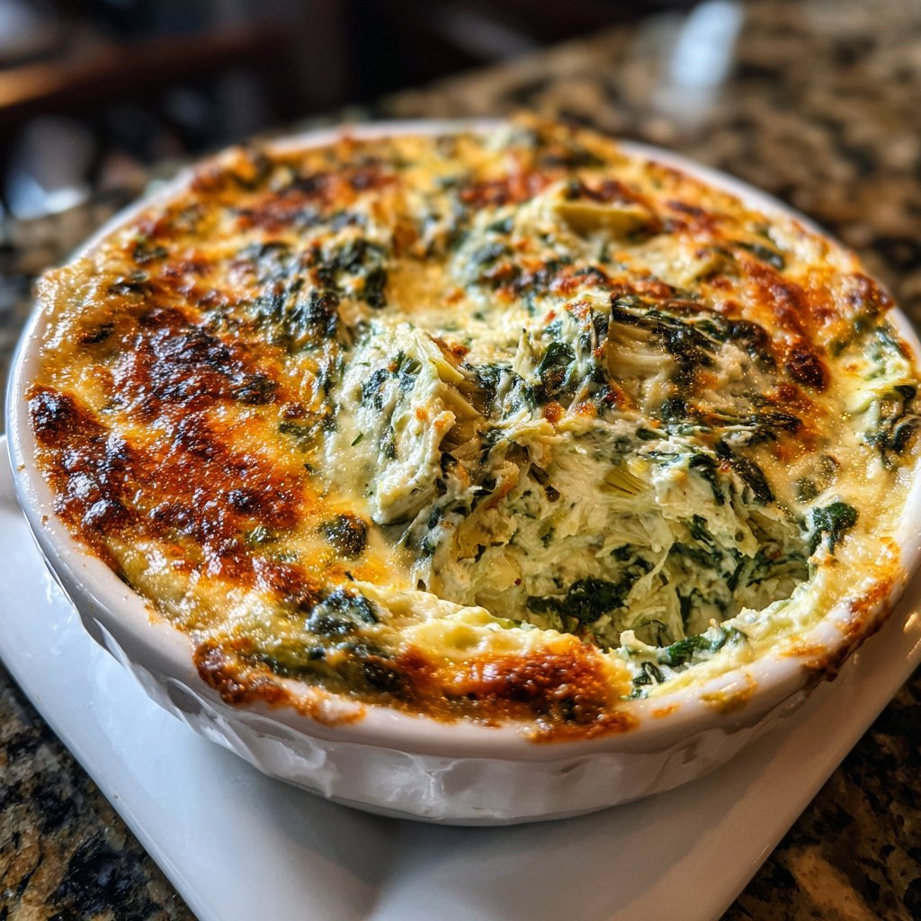 Spinat Artischocken Dip