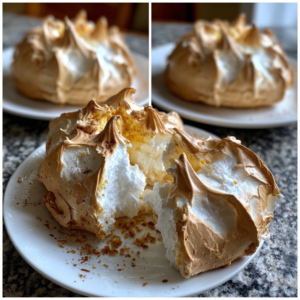 Haselnussmakronen mit luftigem Eischnee​