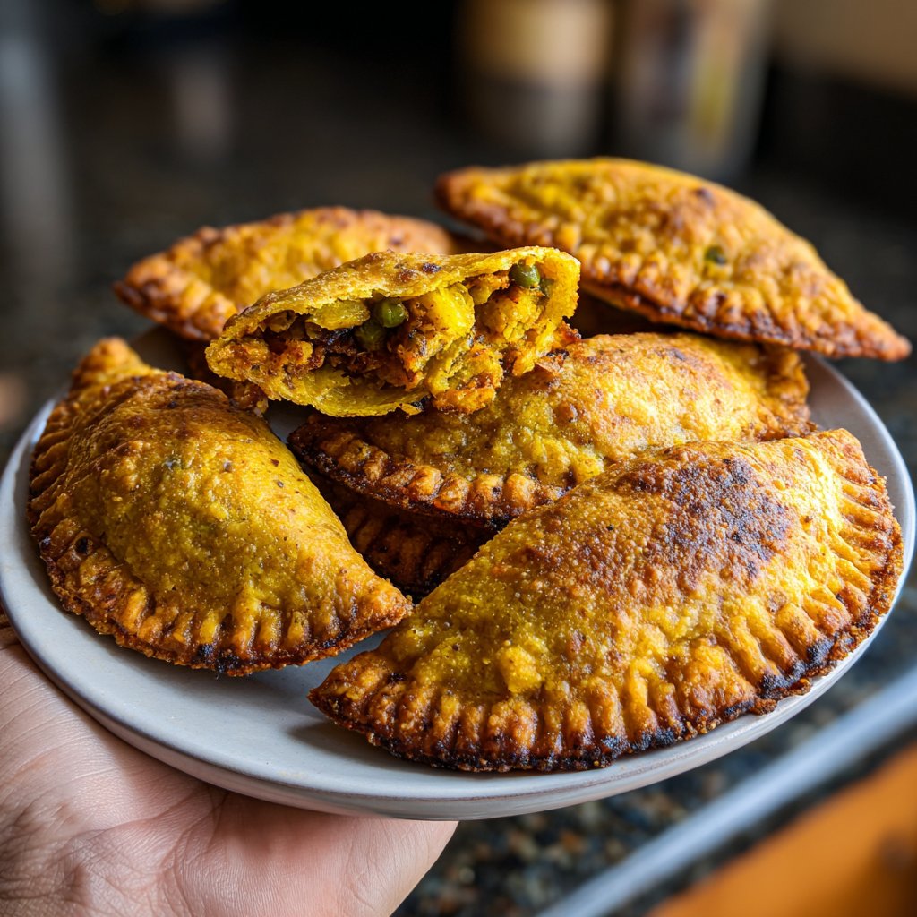 Masala Gemüse Puffs knusprig Vorspeise