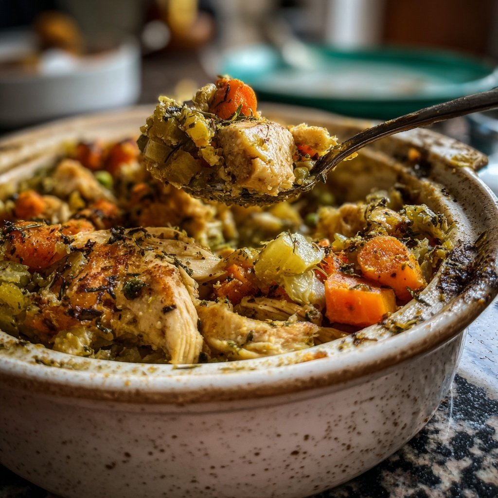 Eintopf Ingwer Hähnchen mit Gemüse