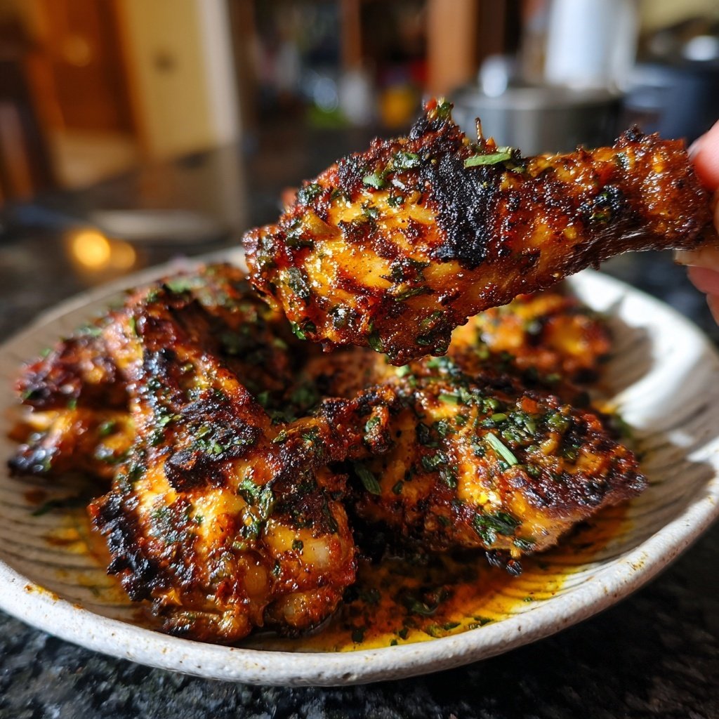 Jamaikanische Jerk Hähnchenflügel