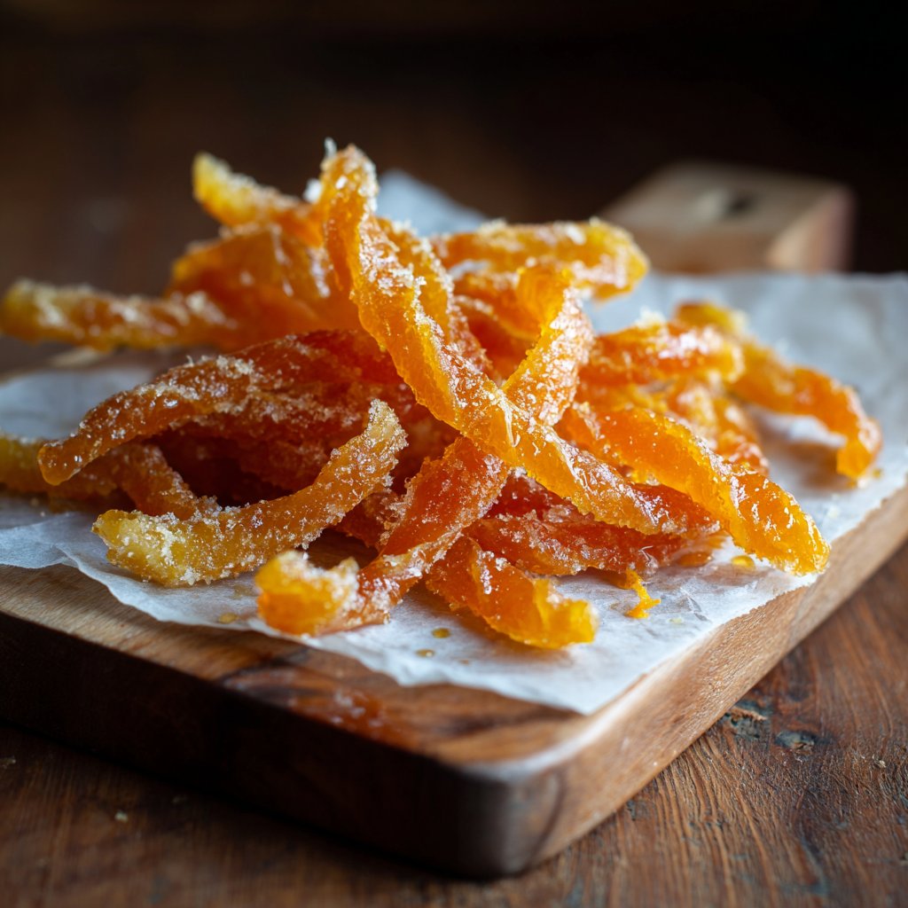 Kandierte Orangenschale für Früchtekuchen