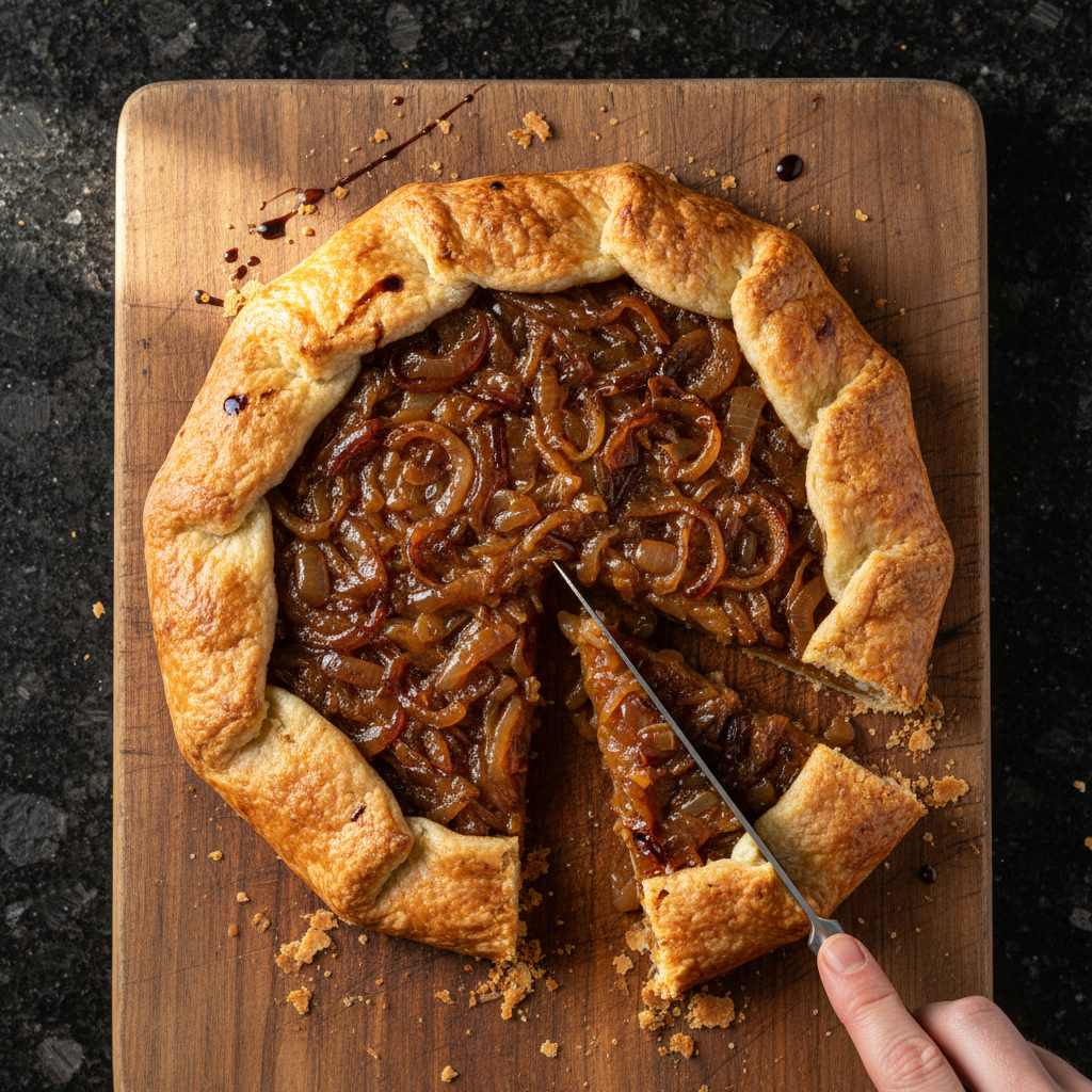 Süße Karamellisierte Zwiebel Tarte
