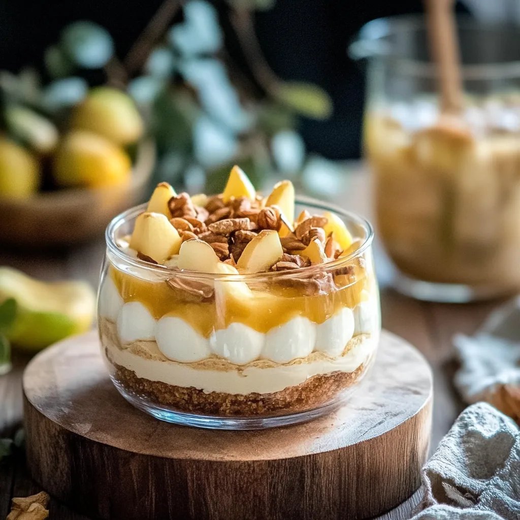 Bratapfel Eierlikör Schichtdessert