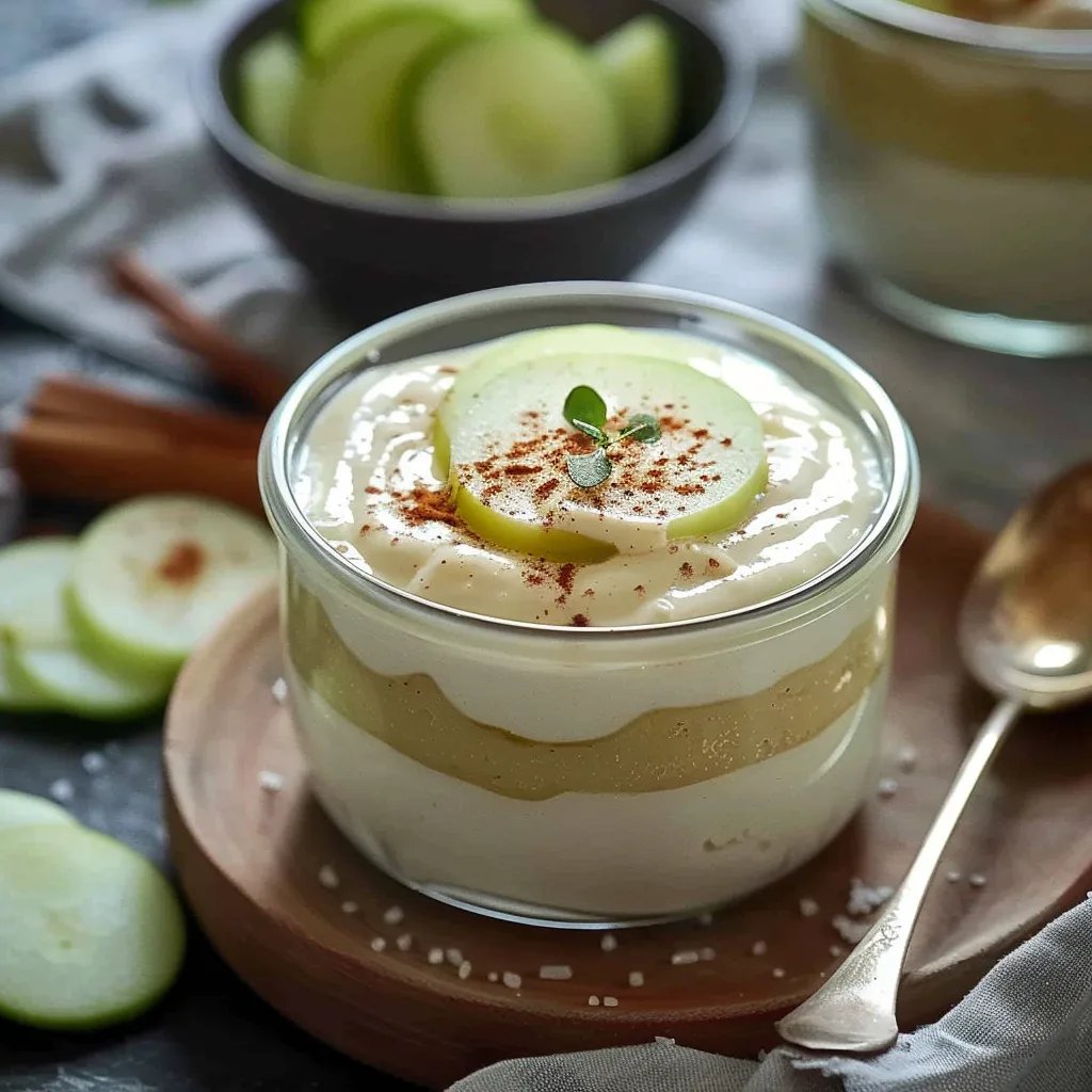 Zimtcreme mit Apfelmus