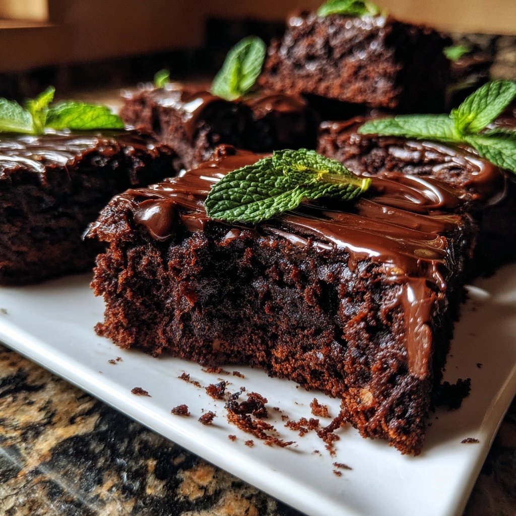 Minz Schoko Brownies