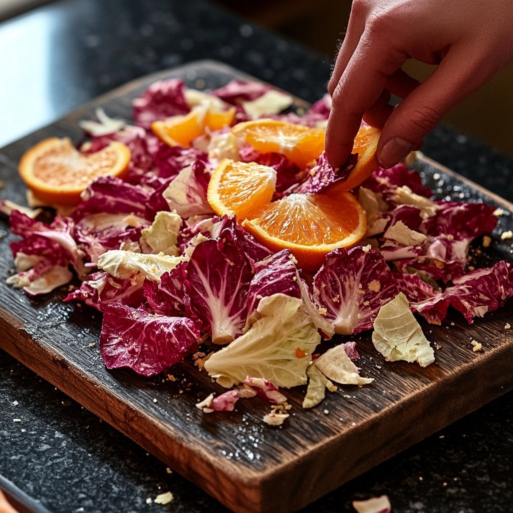 Radicchio mit Zitrusfrüchten
