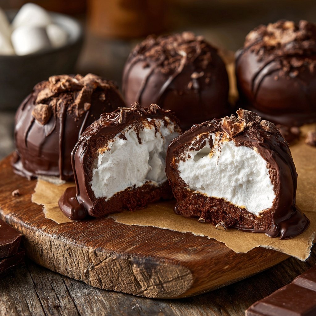 Heiße Kakao Bomben Marshmallow Gefüllt