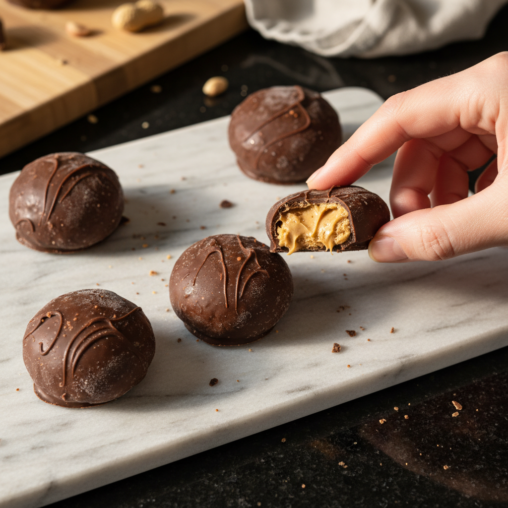 Gefrorene Reese’s Erdnussbutter Pops