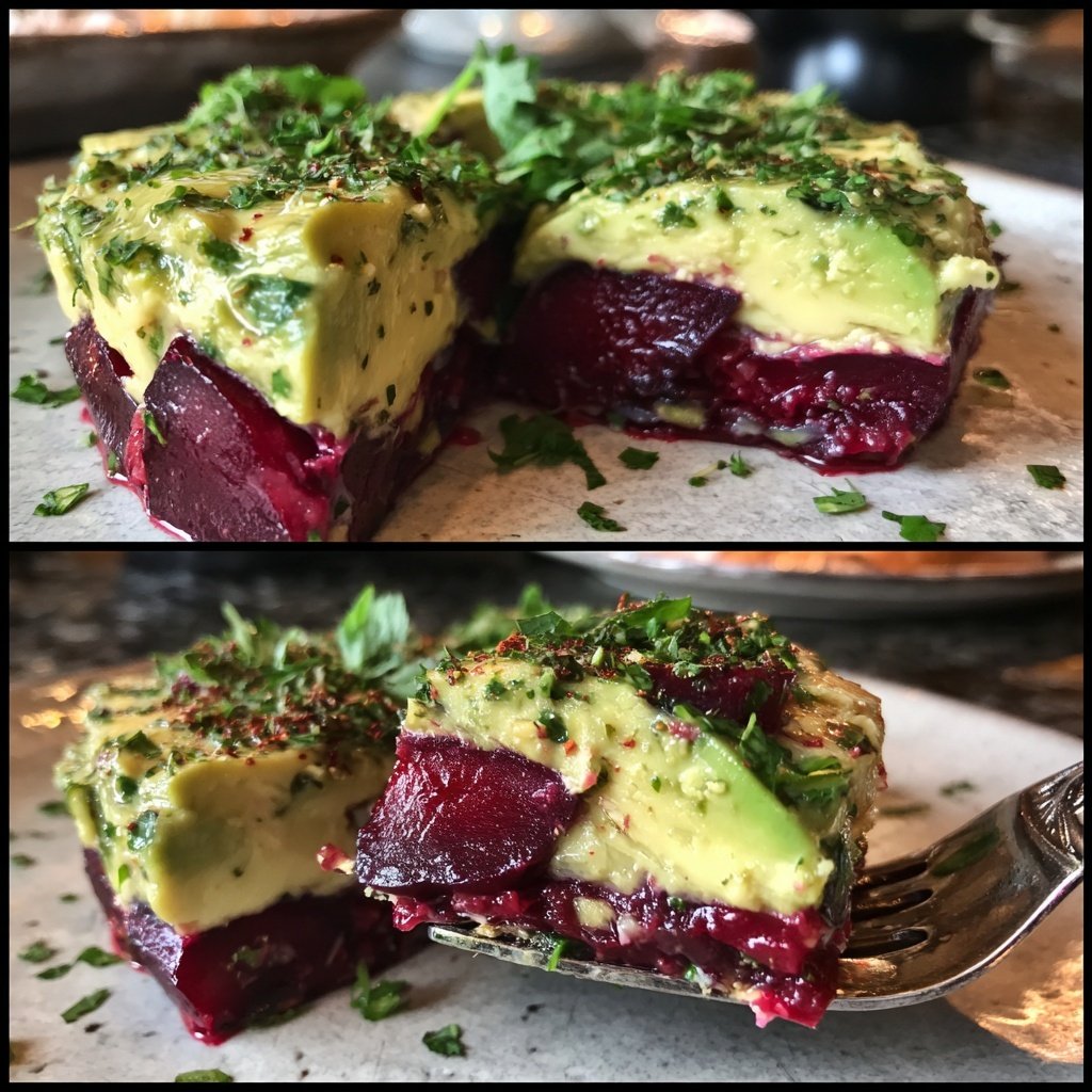 Rezept für geröstete Rote Bete: Tatar mit Avocado