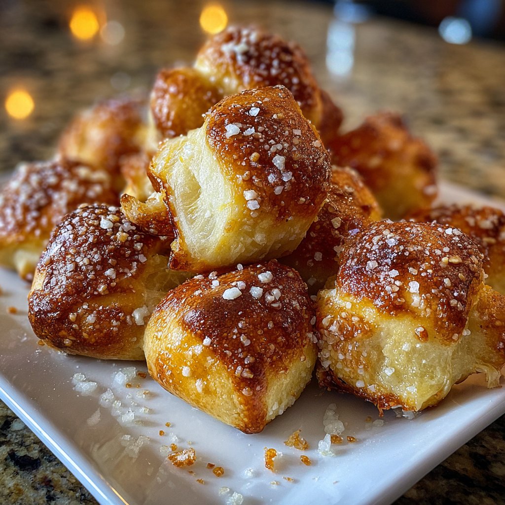 Shamrock Pretzel Bites