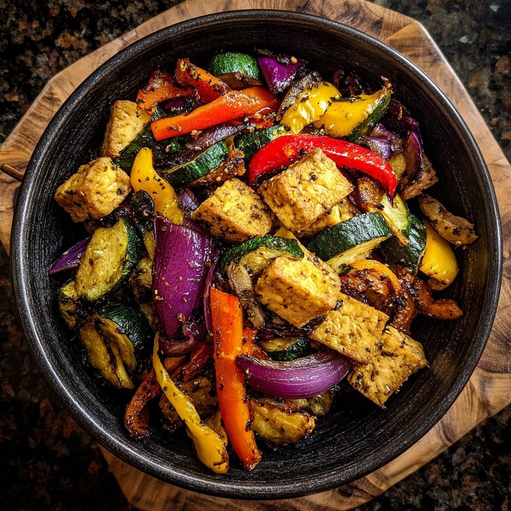 Tofu Gemüse Rührbraten