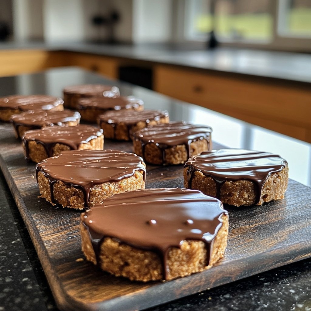 Schokoladen Mandelmakronen