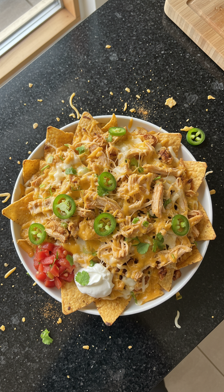 Südwestliche Hähnchen Nacho Platte​